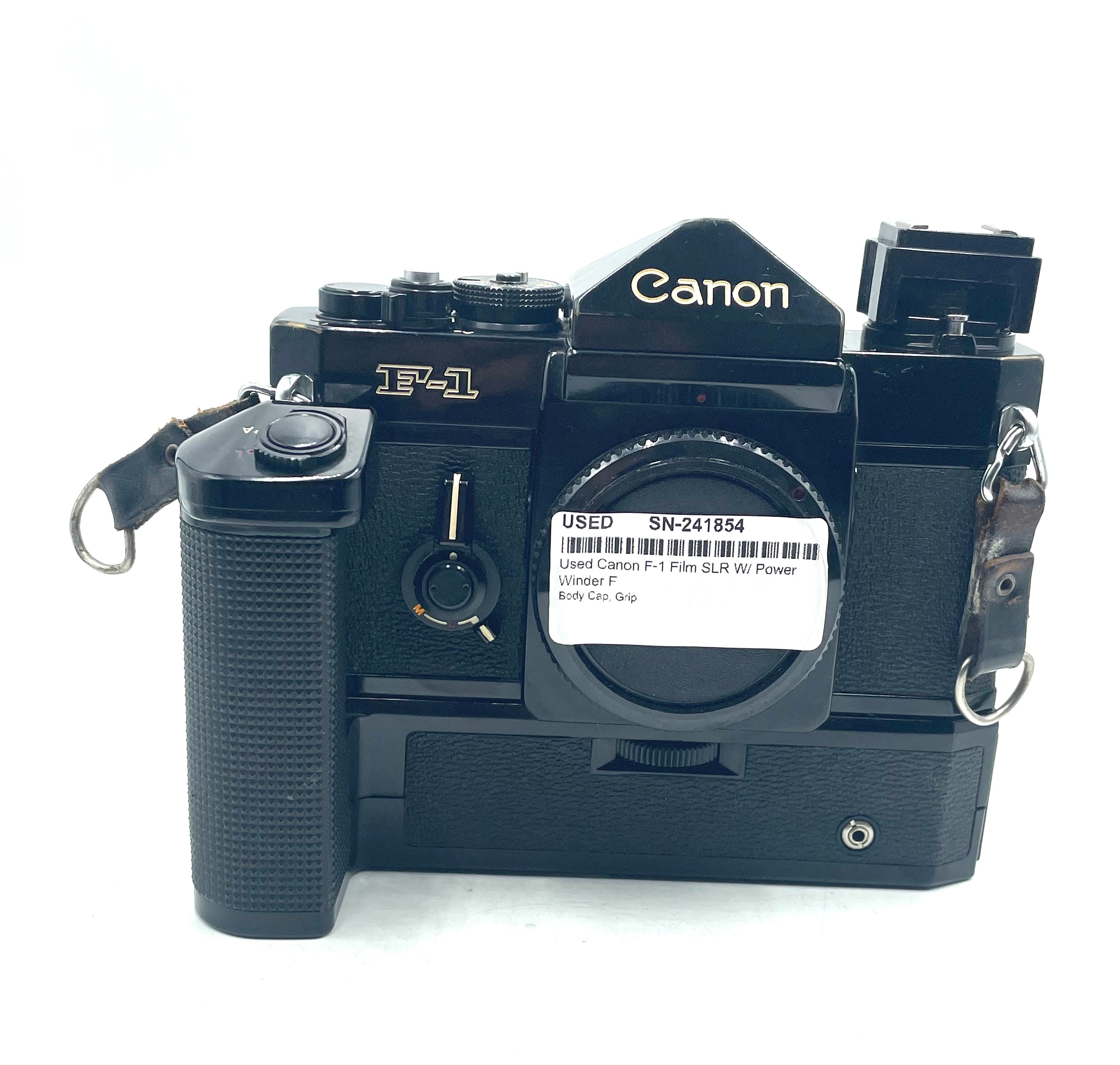 Used Canon F-1 w/ Motor Winder, Flash Adapter