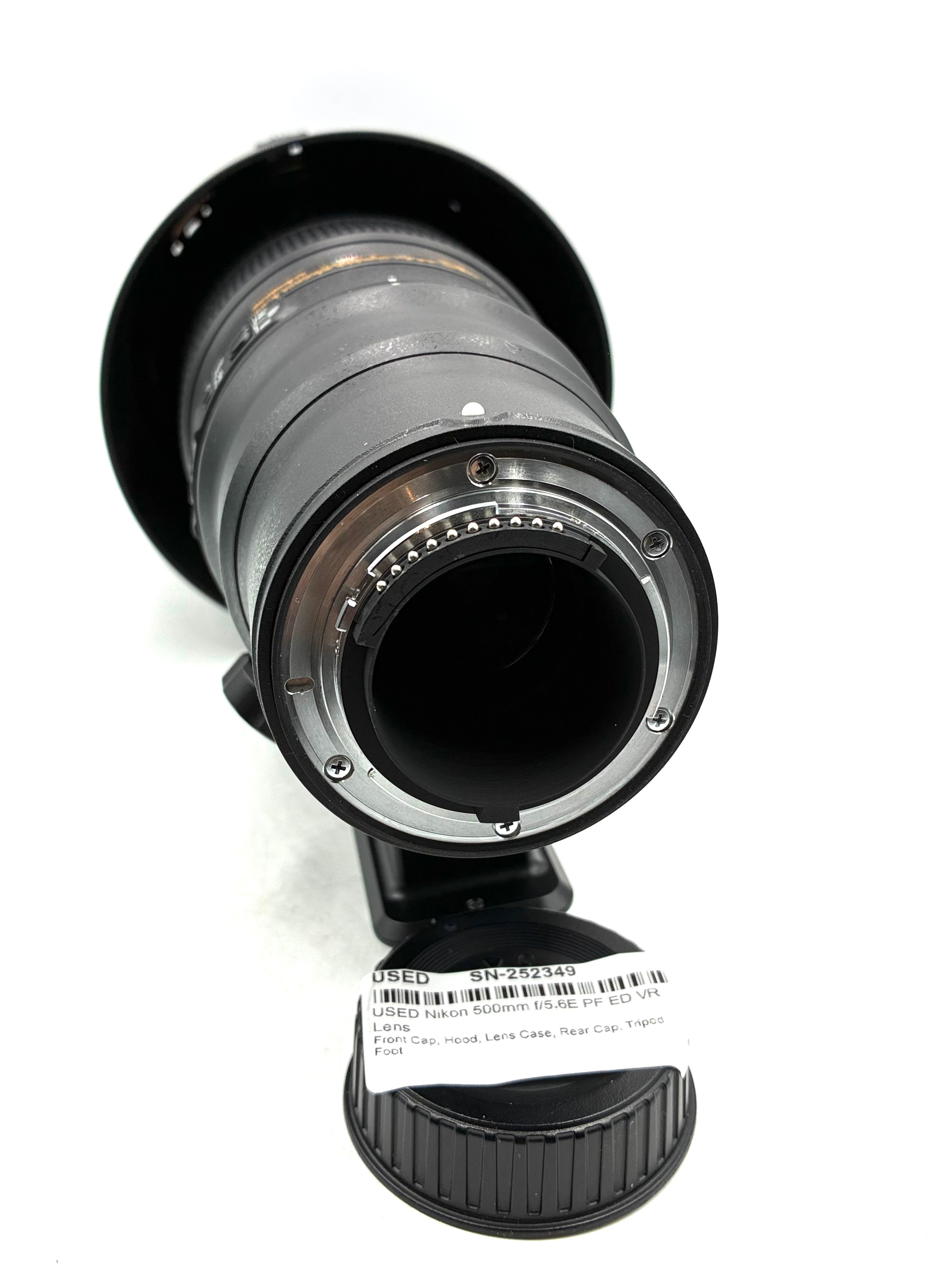 USED Nikon 500mm f/5.6E PF ED VR Lens