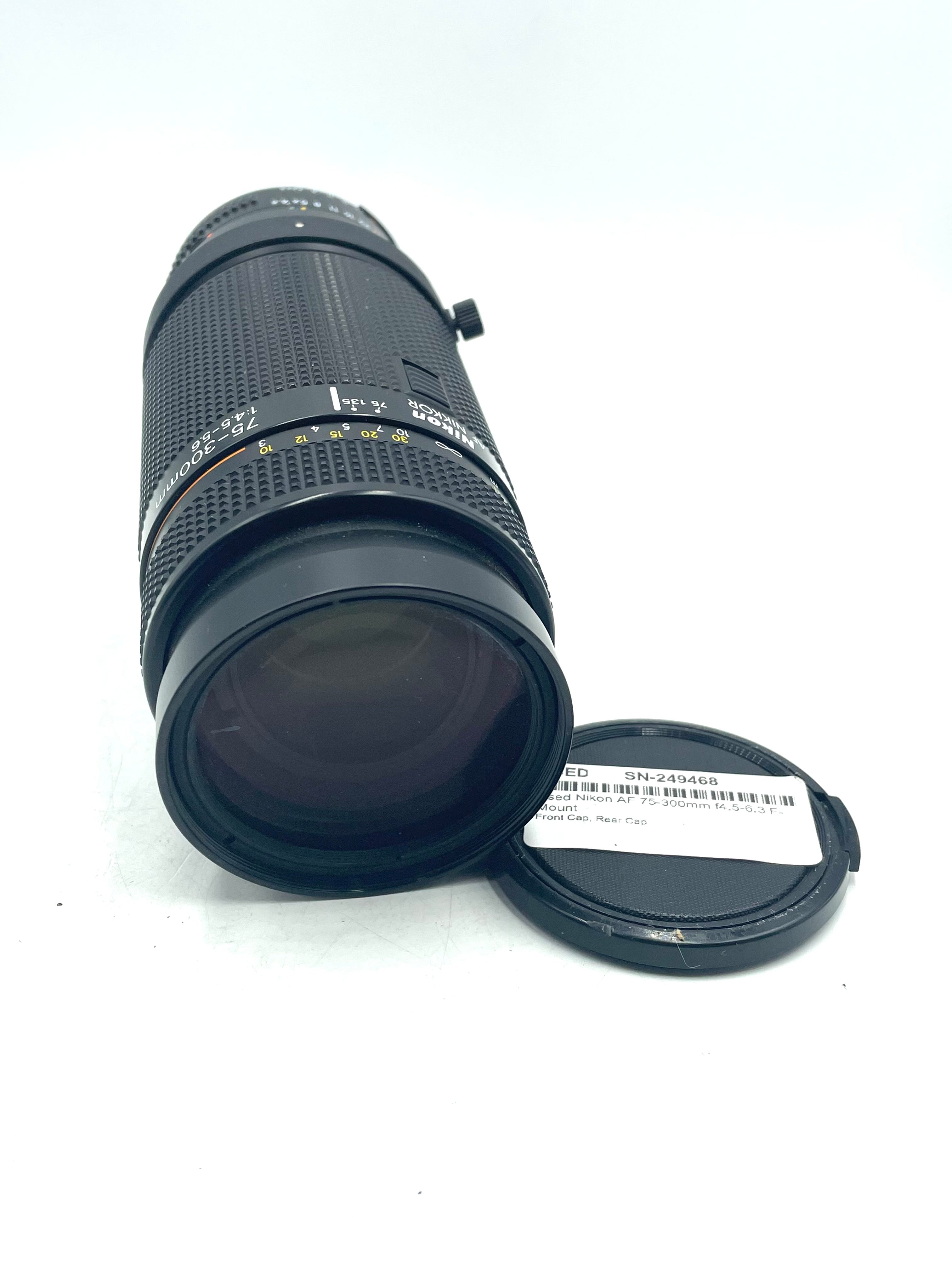 Used Nikon 75-300mm f4.5-6.3 AF (F-Mount)