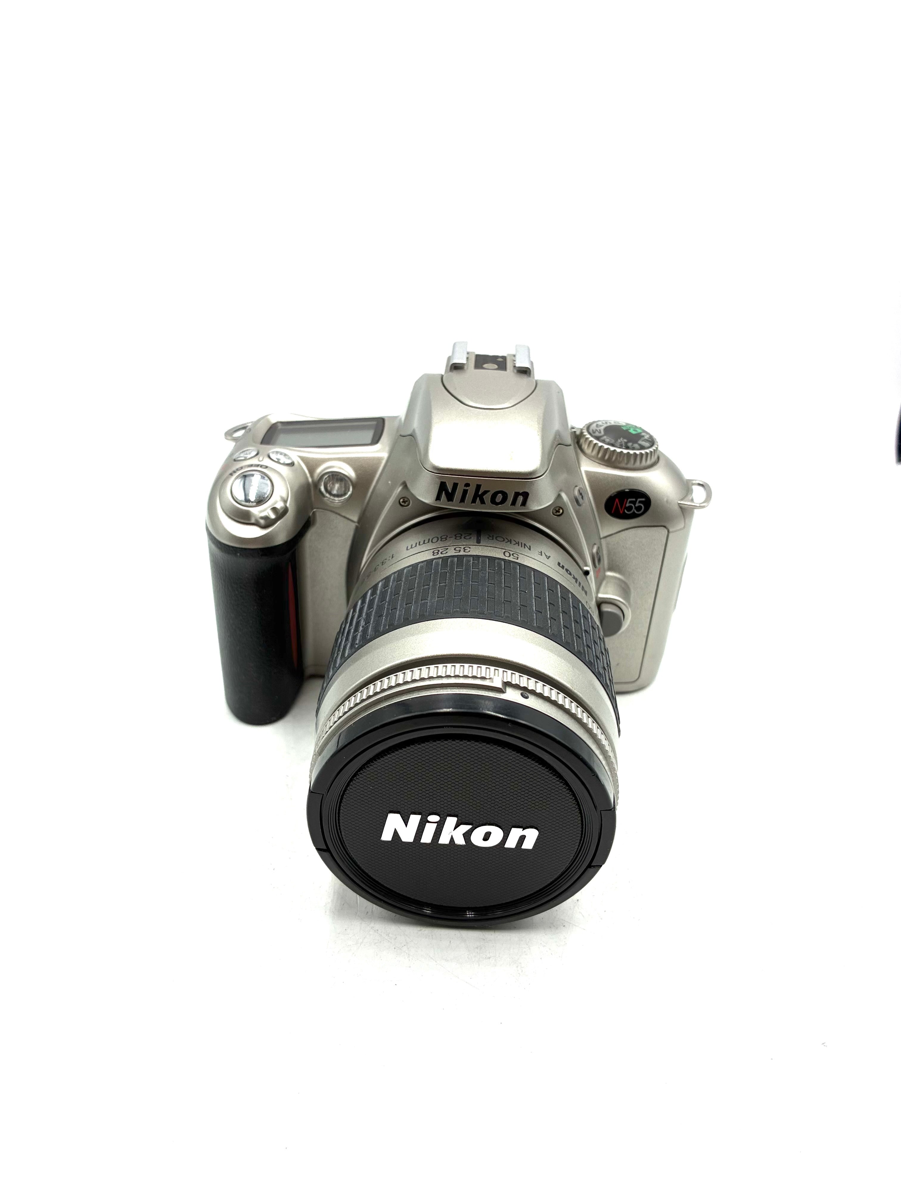 USED Nikon N55 Film SLR W/ 28-80mm Lens