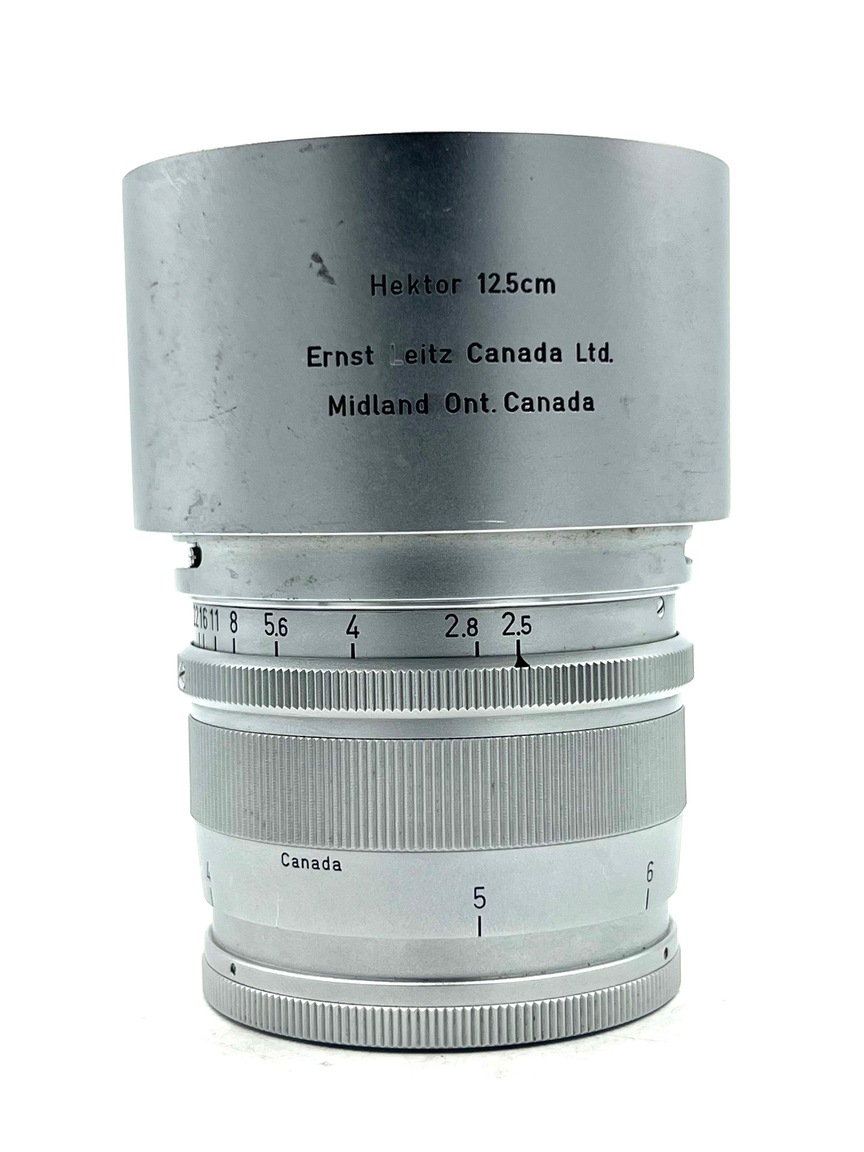 USED Leica Hector12.5cm F2.5 MF Lens for Visoflex