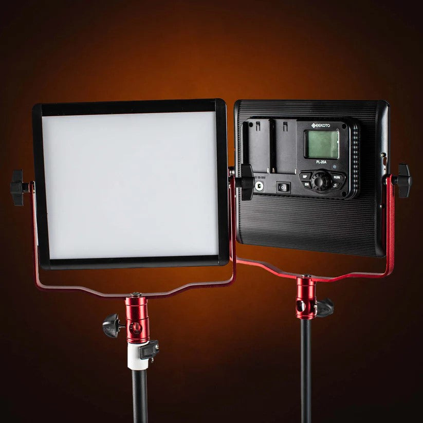 Geekoto PL-20A LED Panel 2-Light Kit