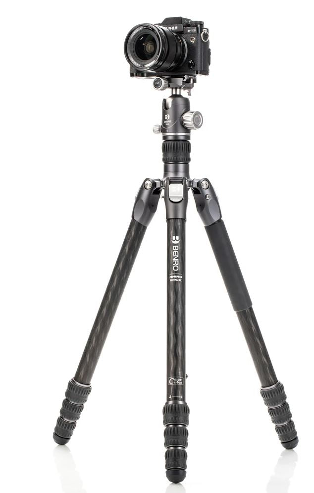 Benro Rhino Carbon Fiber Two Series Travel Tripod with VX25 Head FRHN24CVX25
