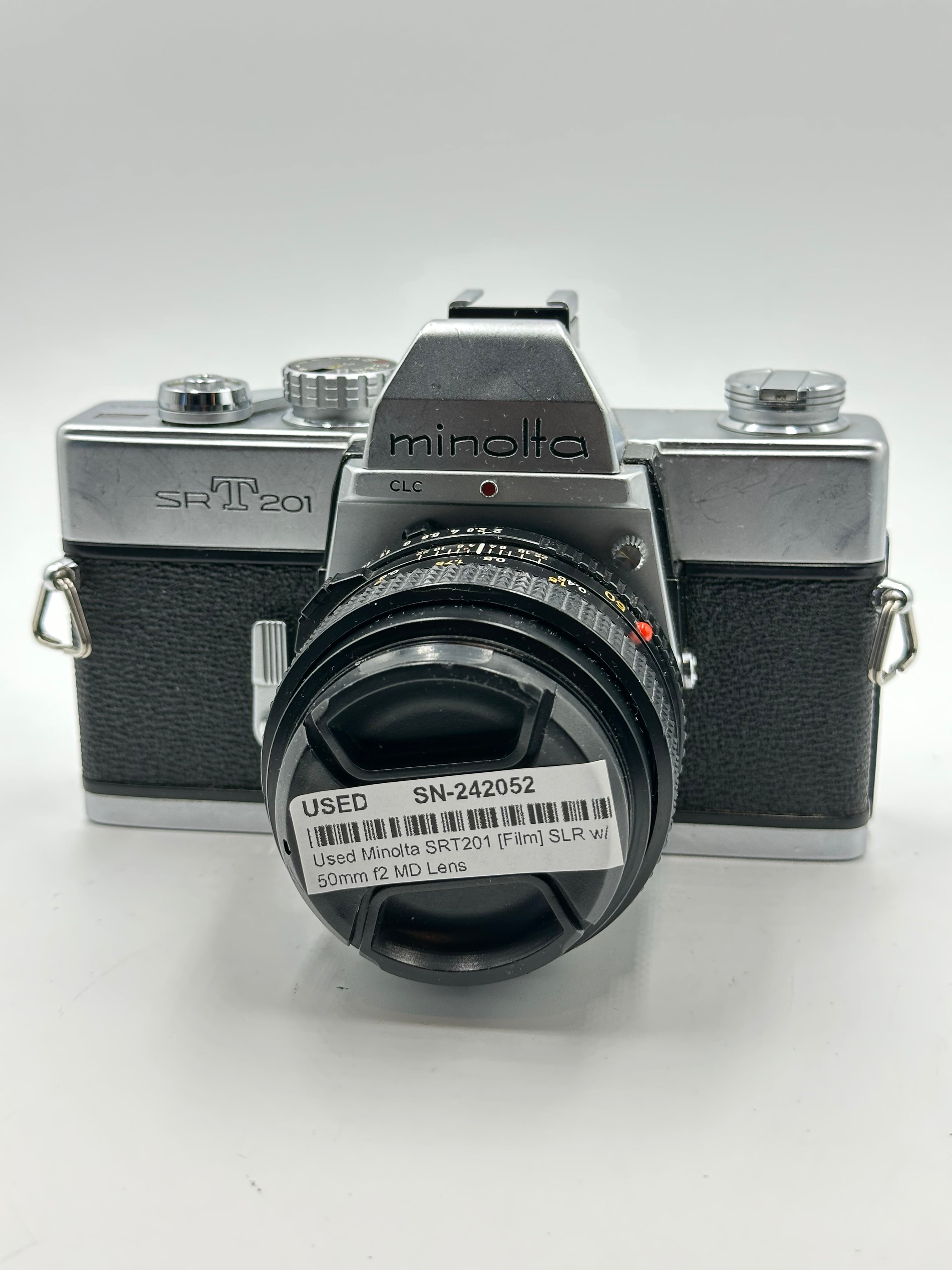 Used Minolta SRT201 [Film] SLR w/50mm f2 MD Lens