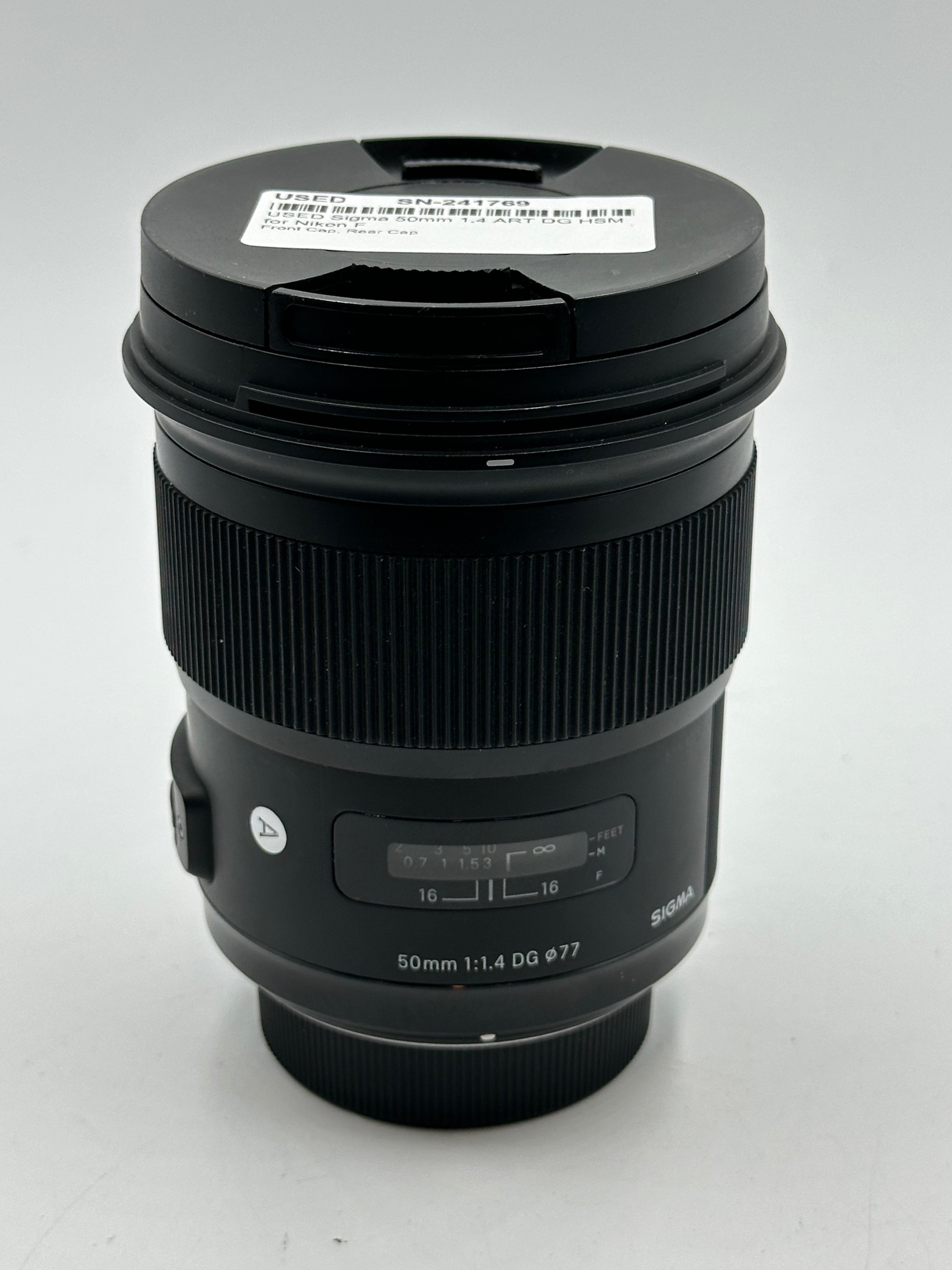 USED Sigma 50mm 1.4 ART DG HSM for Nikon F