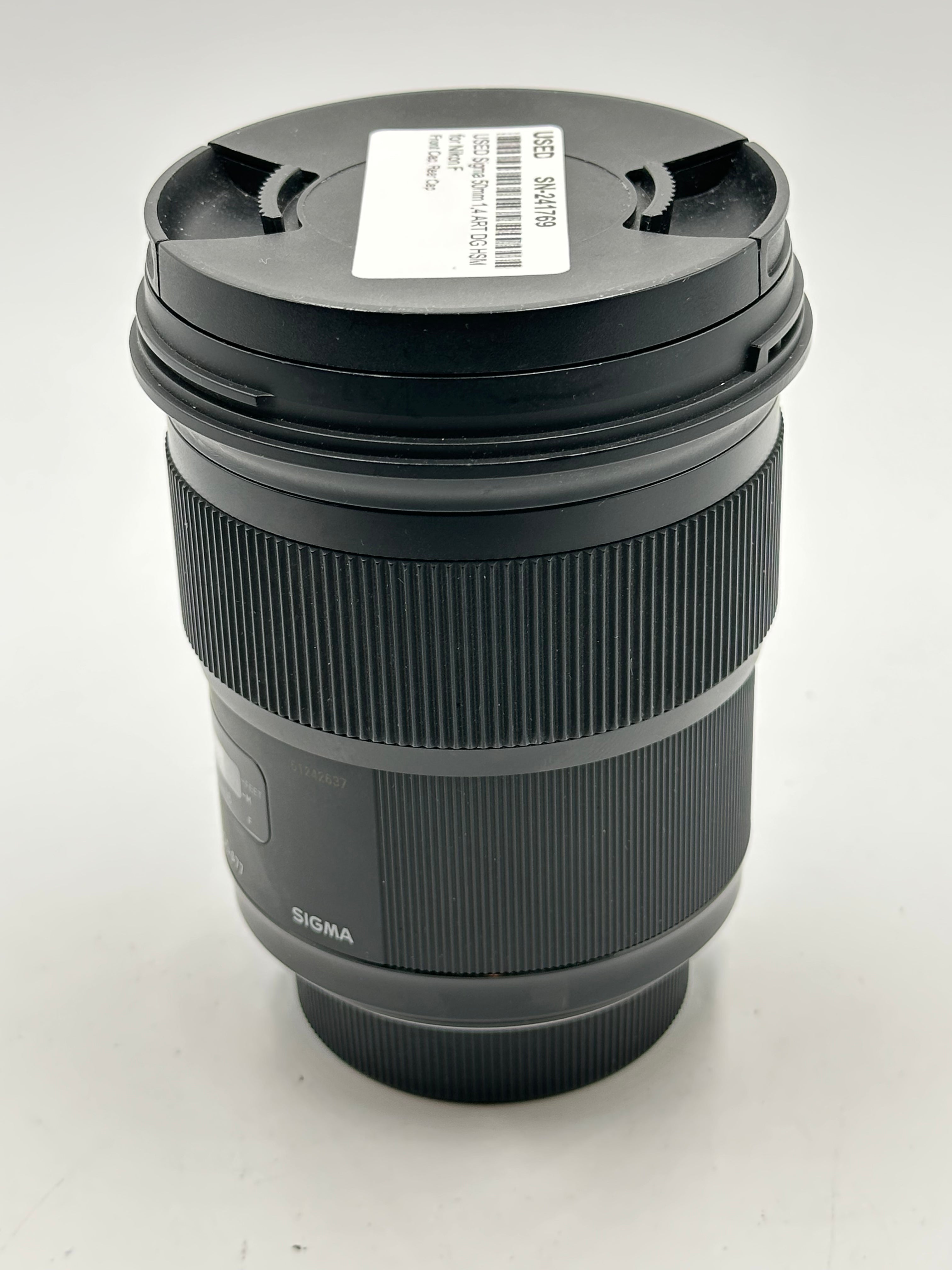 USED Sigma 50mm 1.4 ART DG HSM for Nikon F