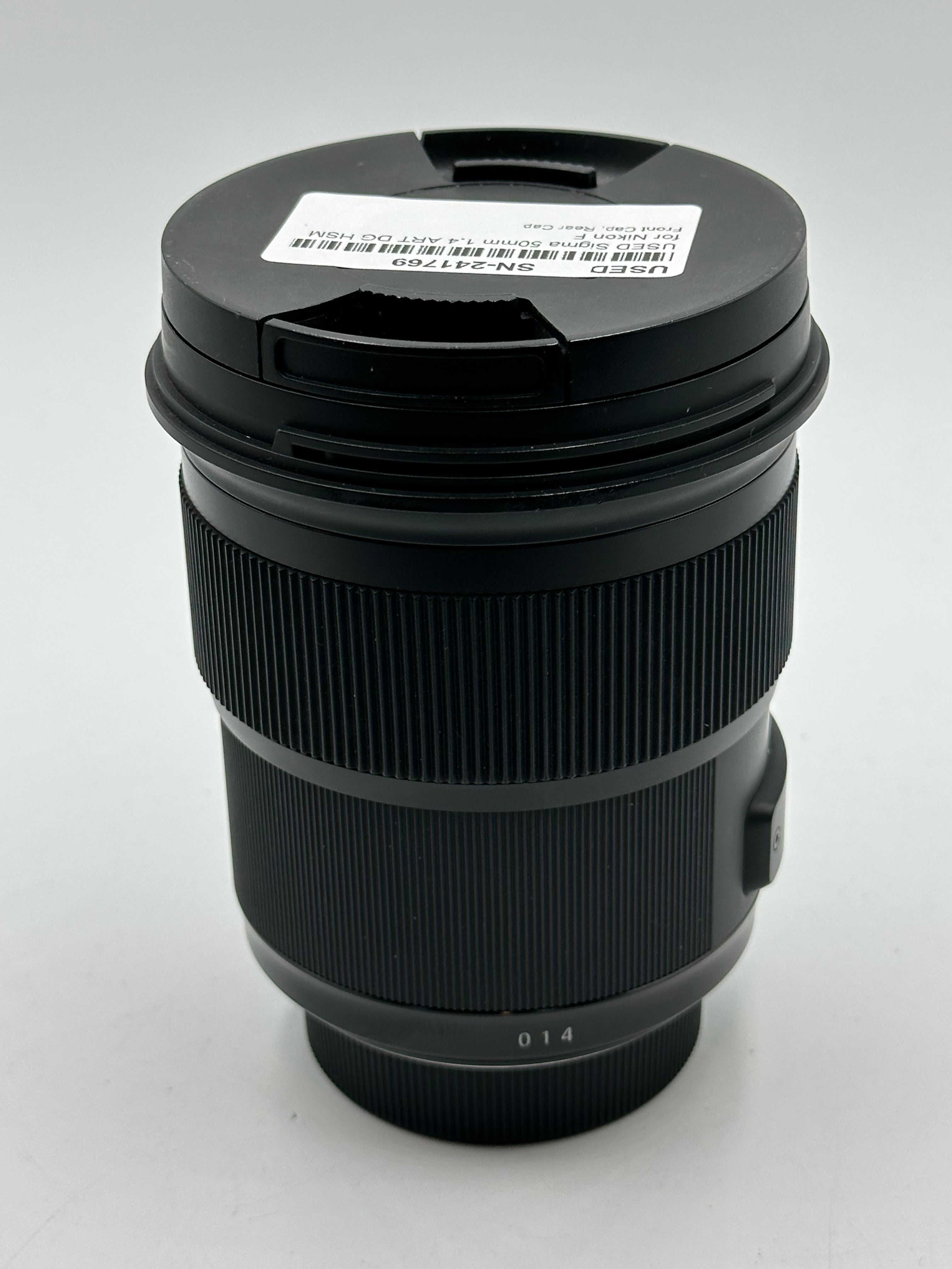 USED Sigma 50mm 1.4 ART DG HSM for Nikon F