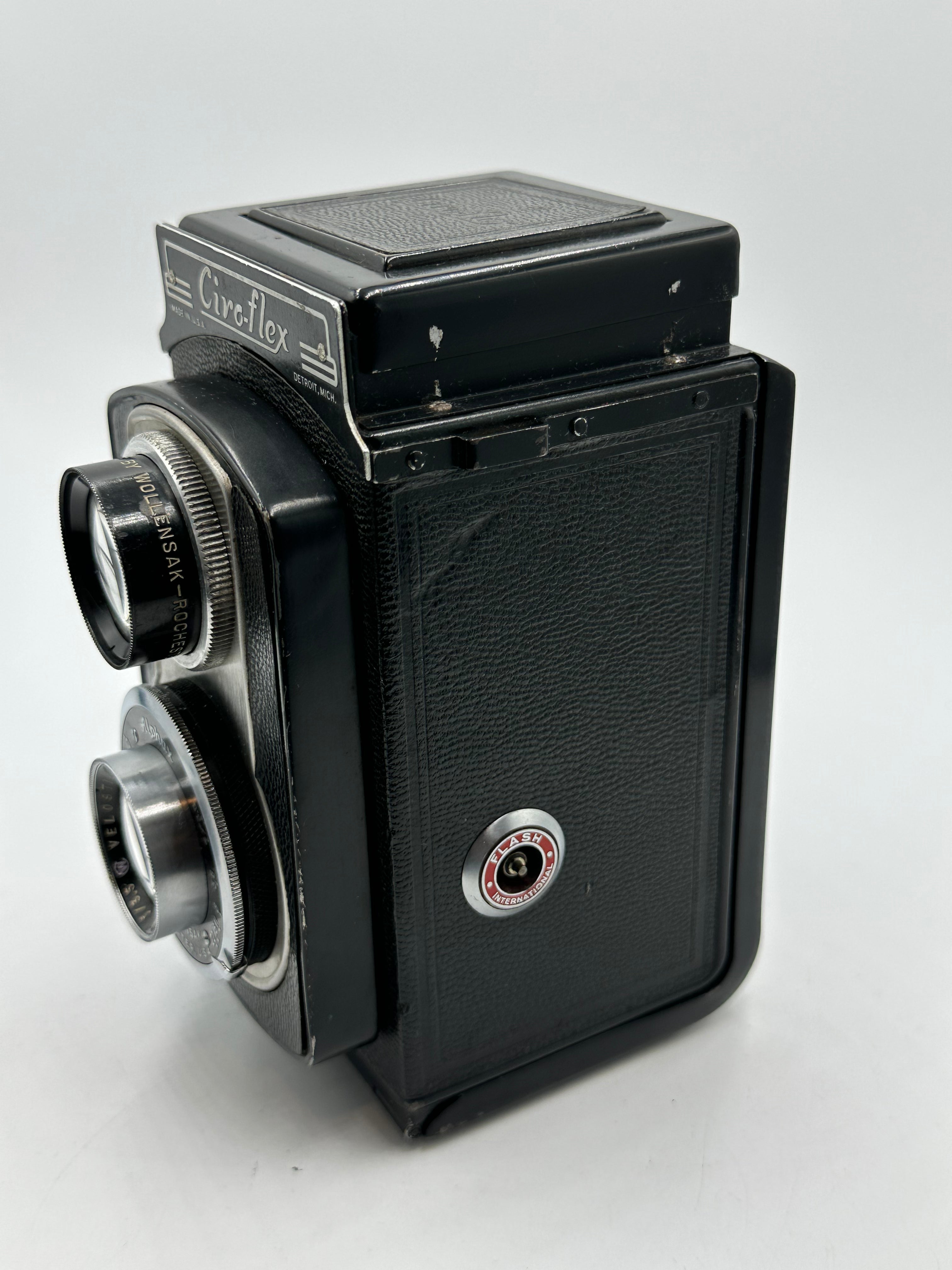 Used Ciro-Flex 'Model D' TLR w/Wollensak Alphax 85mm f3.5 Lens