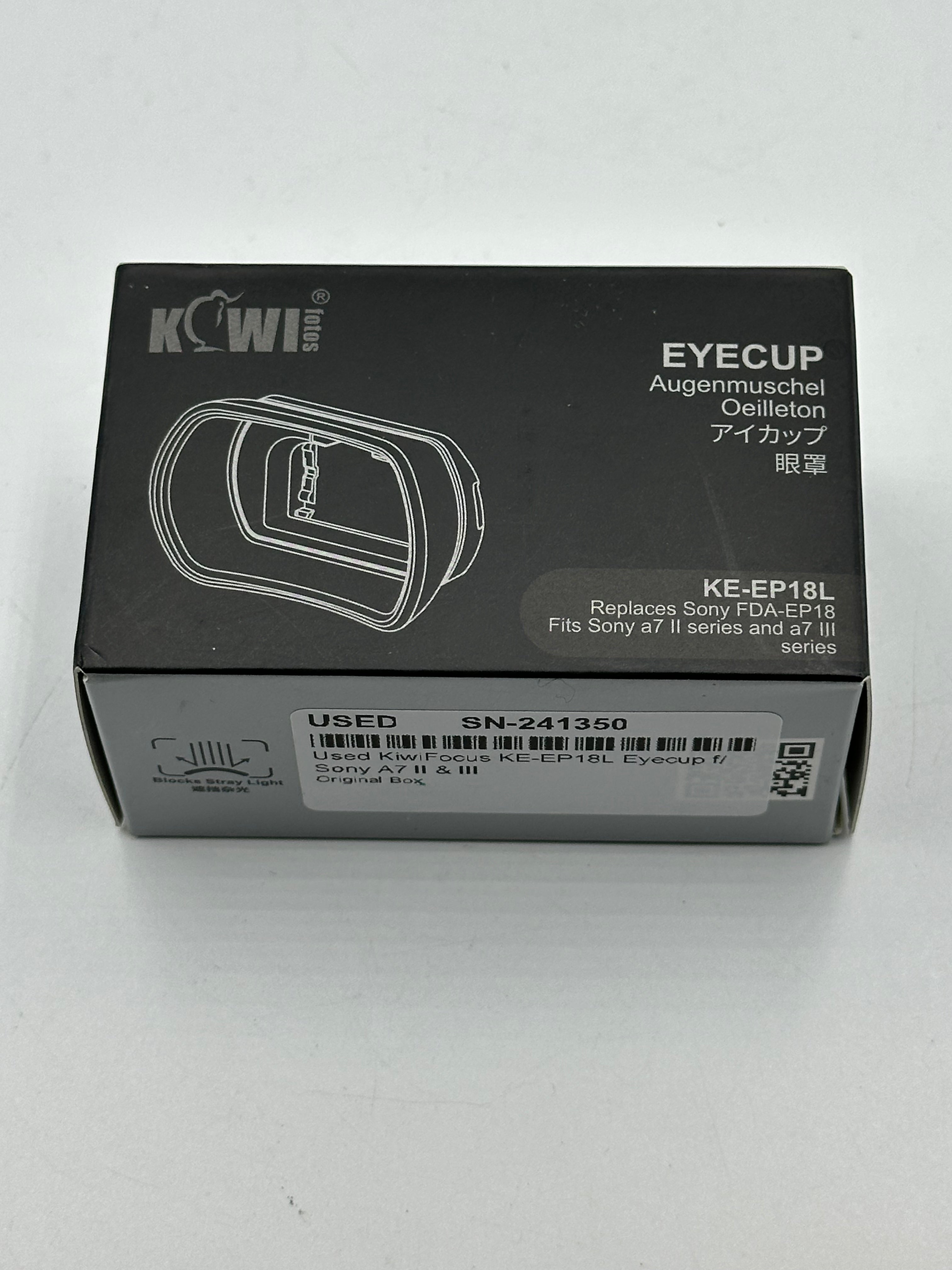 Used KiwiFocus KE-EP18L Eyecup f/Sony A7 II & III