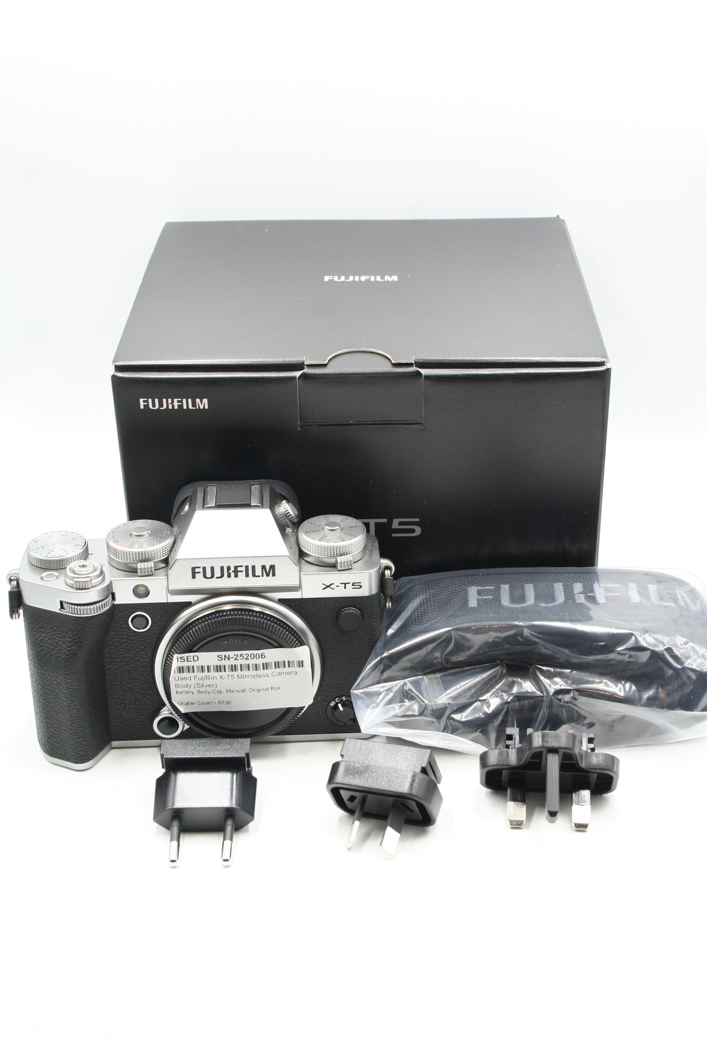 Used Fujifilm X-T5 Mirrorless Camera Body (Silver)