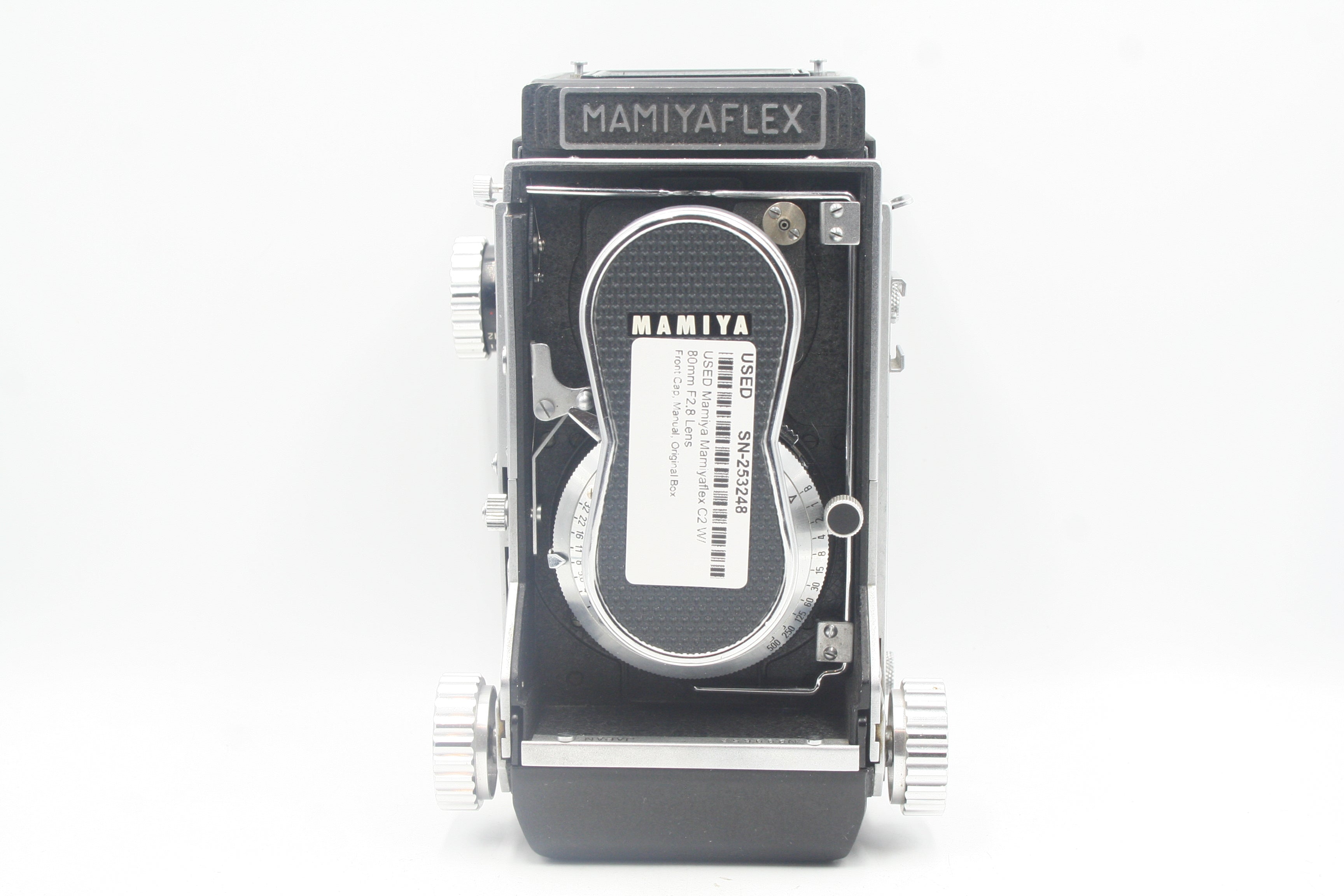 USED Mamiya Mamiyaflex C2 W/ 80mm F2.8 Lens