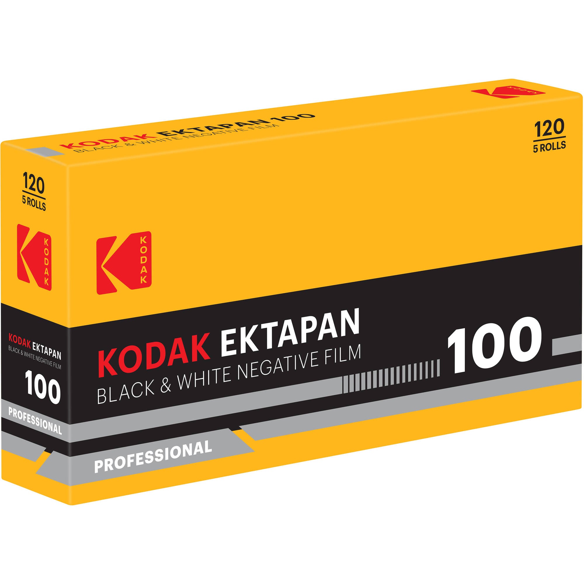 Kodak Ektapan 100 Black & White Negative Film (120 Roll, 5-pack)