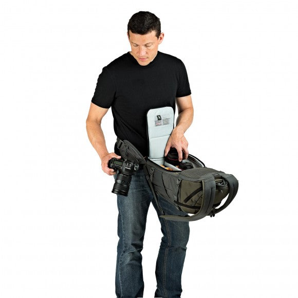 Lowepro Flipside Trek BP 350 AW Backpack (Gray/Dark Green)