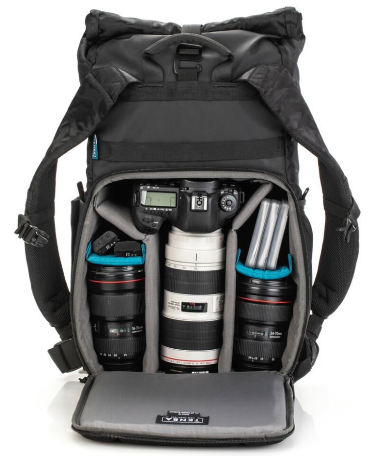 Tenba Fulton 637-738 V2 16L Photo All Weather Backpack (Black and Black Camouflage)