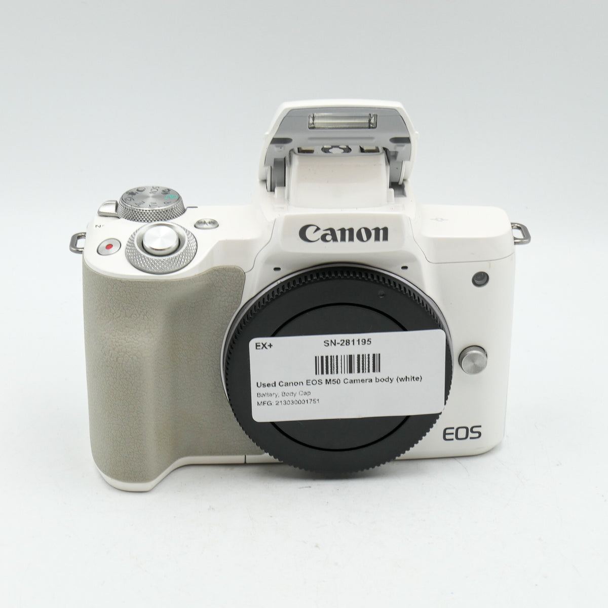 Used Canon EOS M50 Camera body (white)