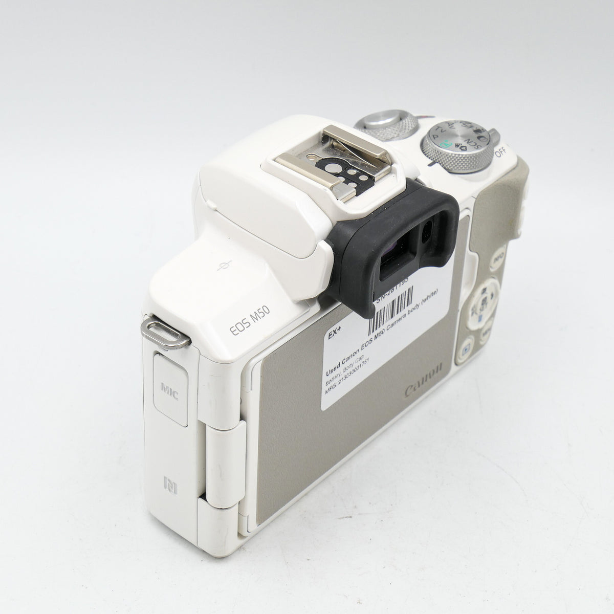 Used Canon EOS M50 Camera body (white)