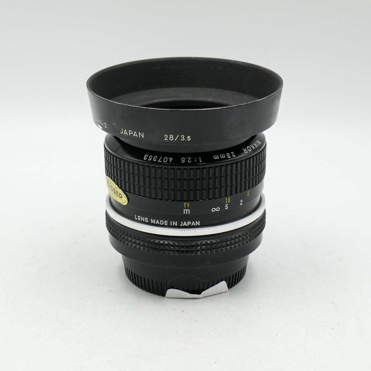 Used Nikon 28mm F2.8 Non AI Lens