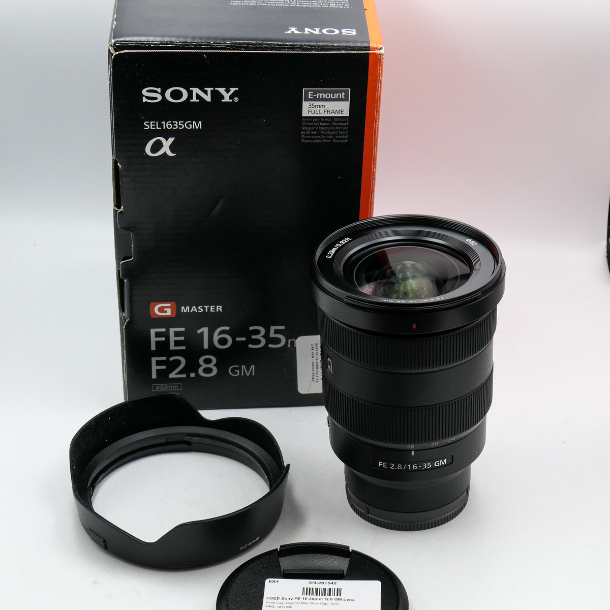 Used Sony FE 16-35mm f2.8 GM Lens