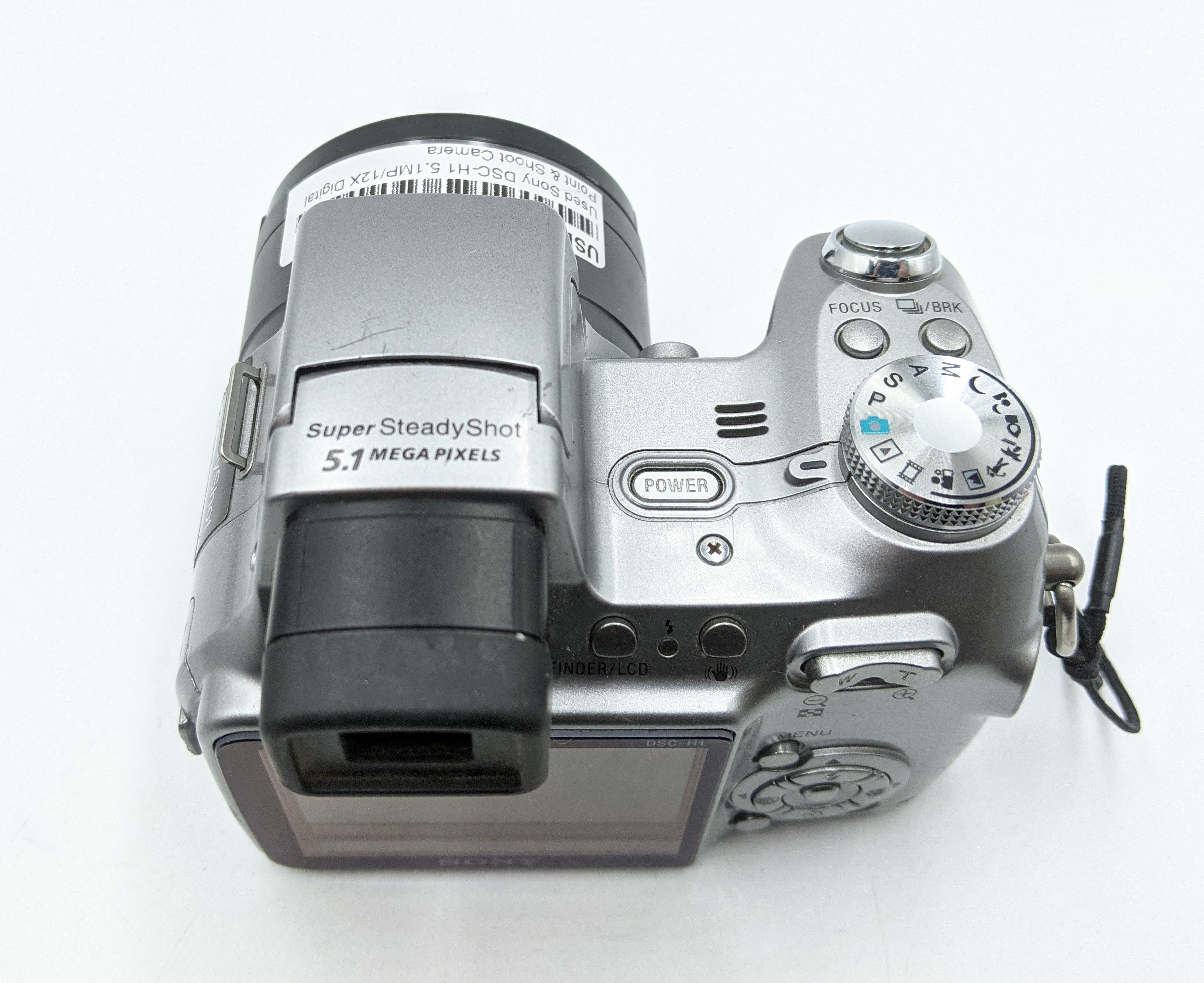 Sony Camera Digital : com Cyber-shot with α1 DSC-H1 14.1MP MP Used 