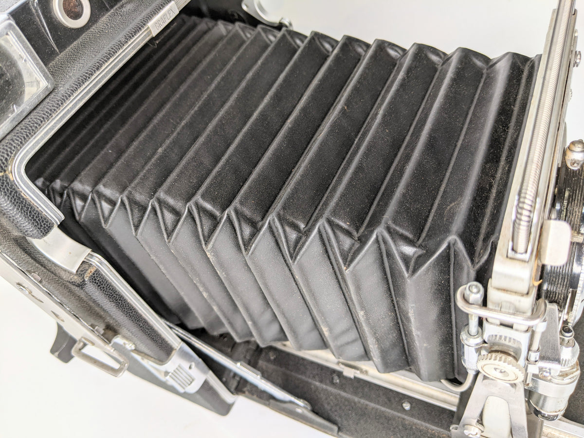 Used Graflex Crown Graphic 4x5 w/ 127mm f4.7 Ektar Lens AS-IS