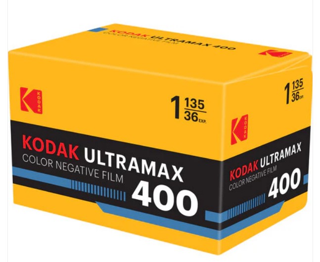 Kodak Eastman UltraMax 400 Color Negative Film (35mm Roll Film, 36 Exposures)