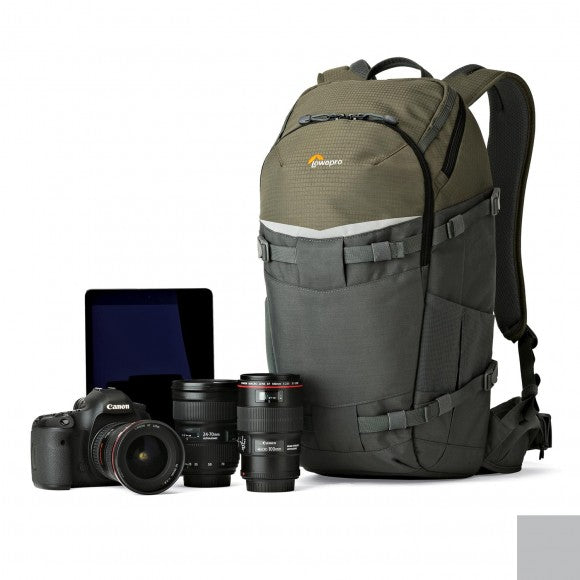 Lowepro Flipside Trek BP 350 AW Backpack (Gray/Dark Green)