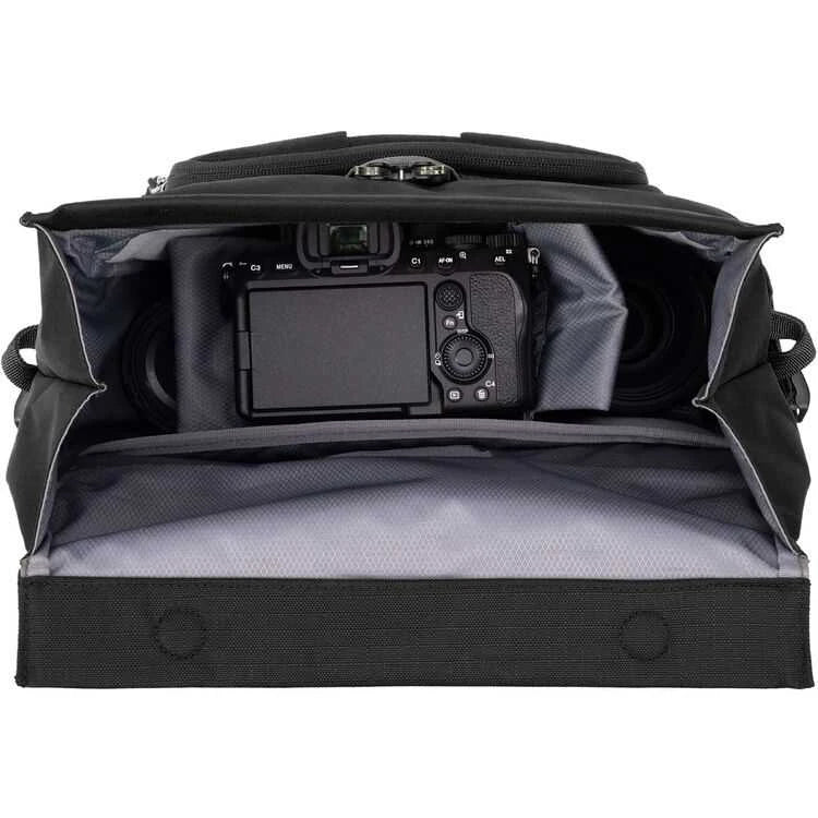 Think Tank FocusPoint Crossbody 8L in Asphalt Black — gallery image 2