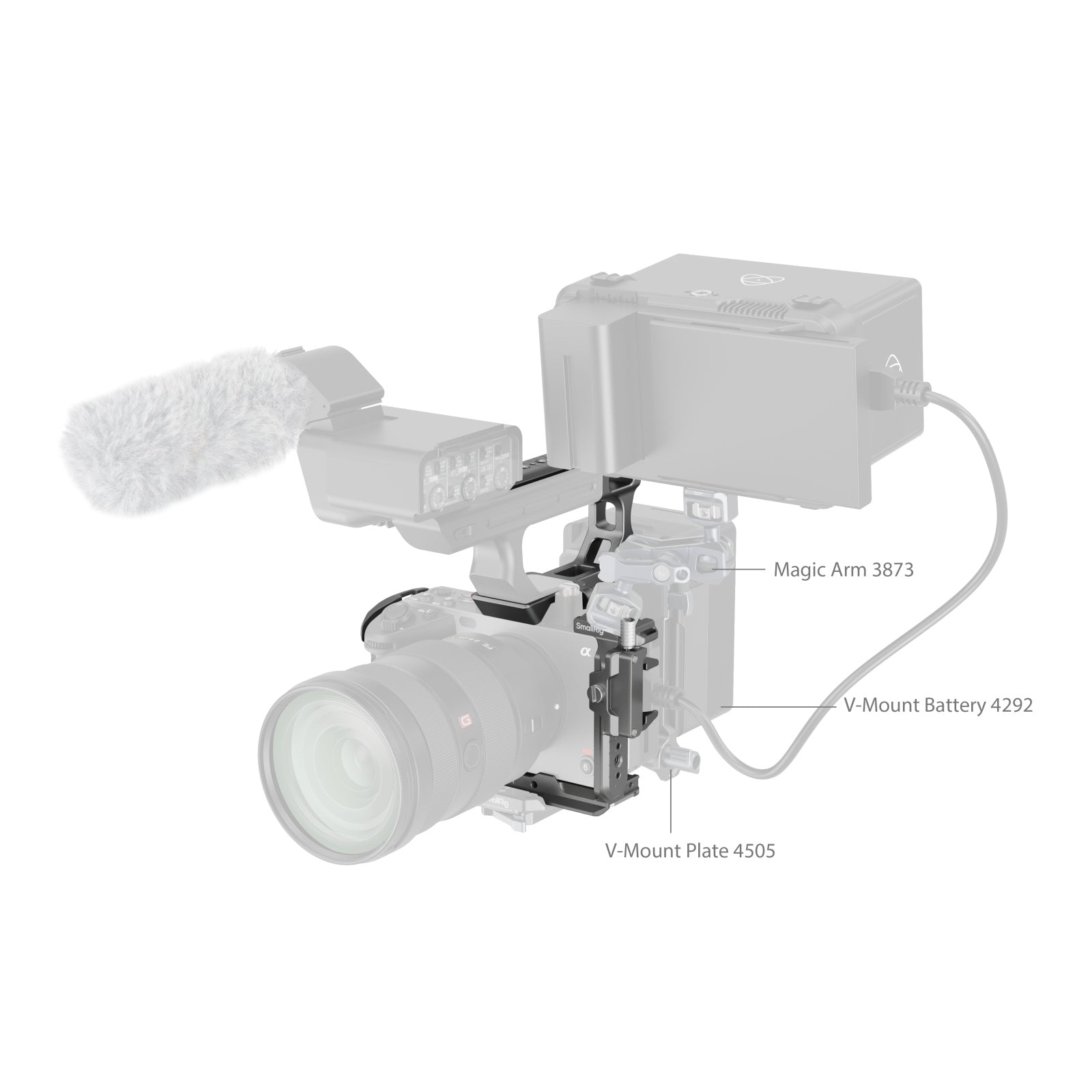 SmallRig HawkLock Quick Release Advanced Cage Kit for Sony FX3 and FX30