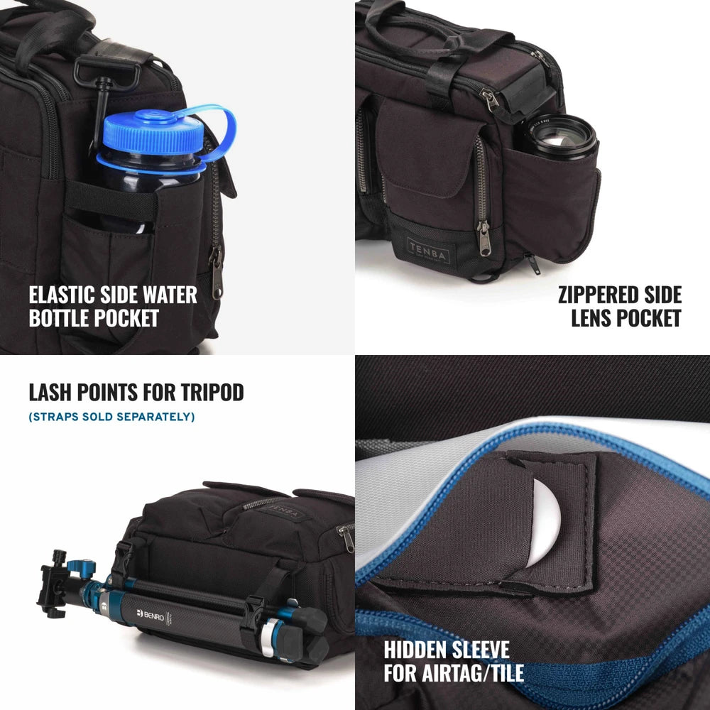 Tenba DNA v2 Shoulder Bag 10 - Black, gallery view 6