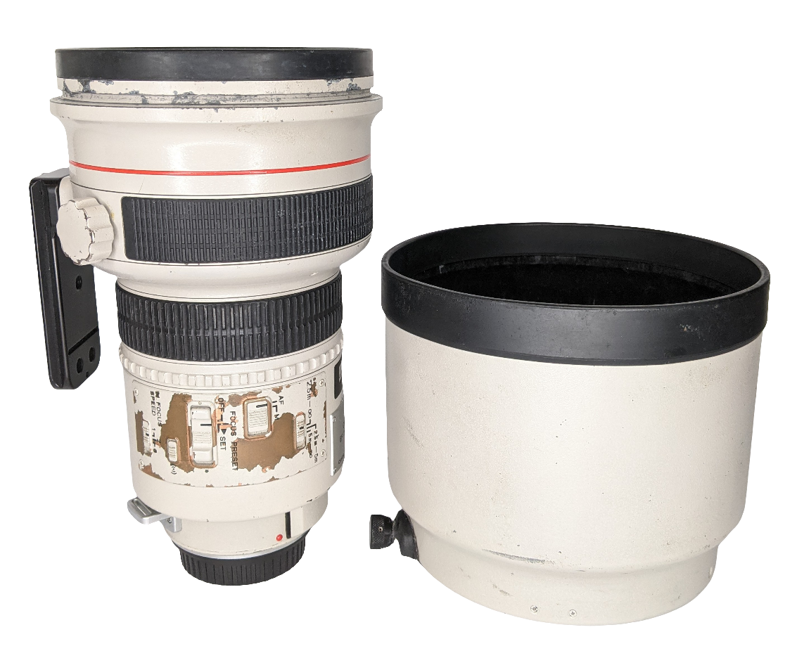 Used Canon EF 200mm f1.8 L USM w/ RRS Plate