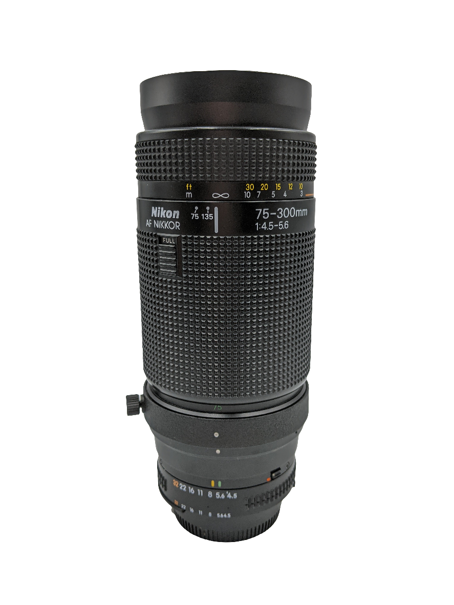 Used Nikon 75-300mm f4.5-6.3 AF (F-Mount)