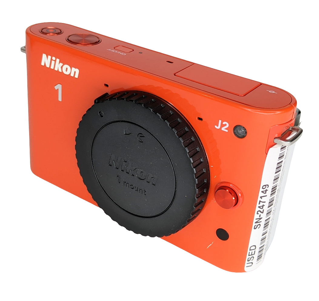 USED Nikon 1 J2 Digital Camera Body (Orange)