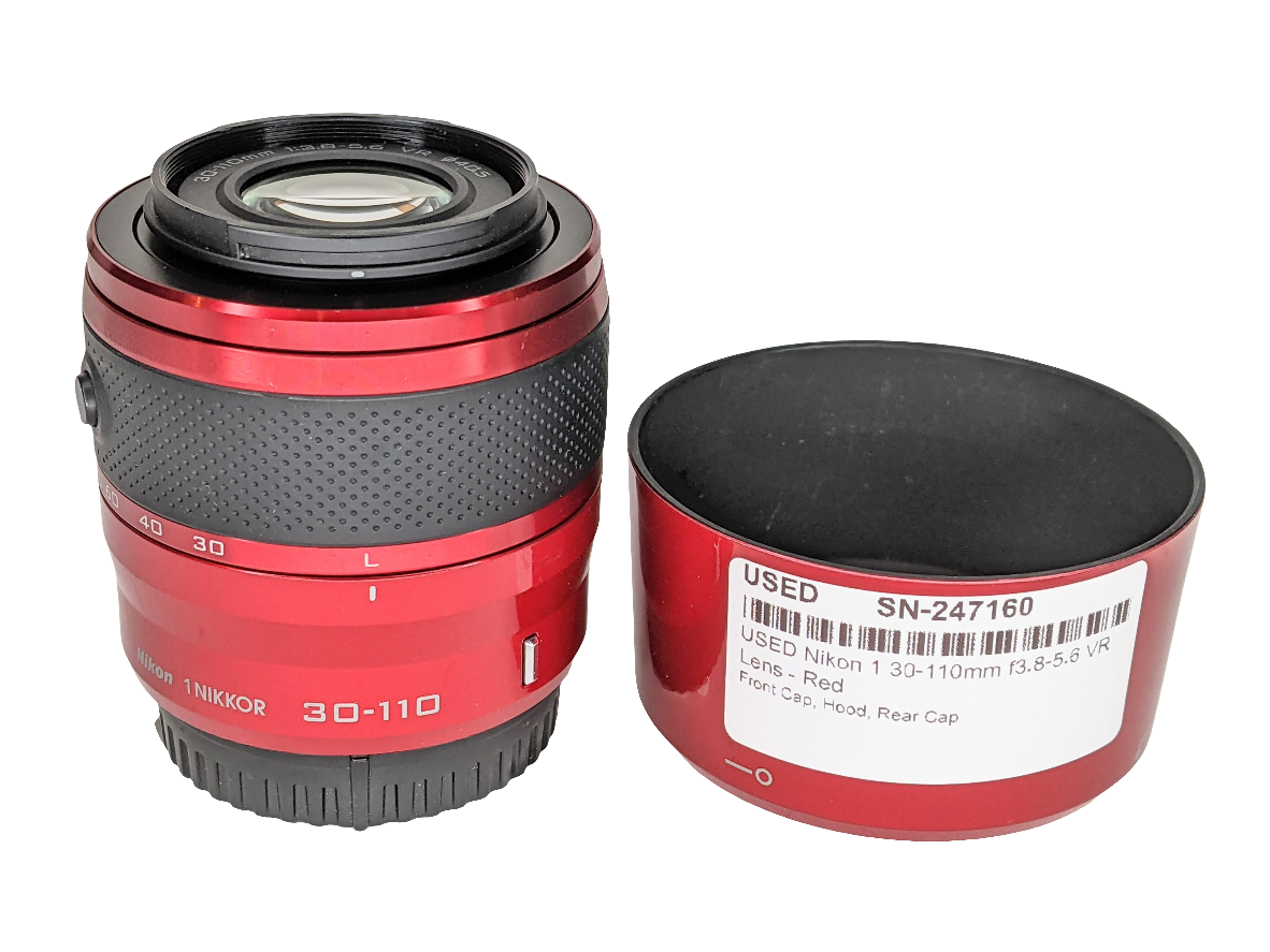 USED Nikon 1 30-110mm f3.8-5.6 VR Lens - Red