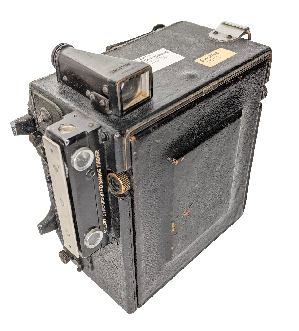 Used Graflex Speed Graphic 4x5 Camera w/ Voigtlander 135mm f4.5 Lens AS-IS