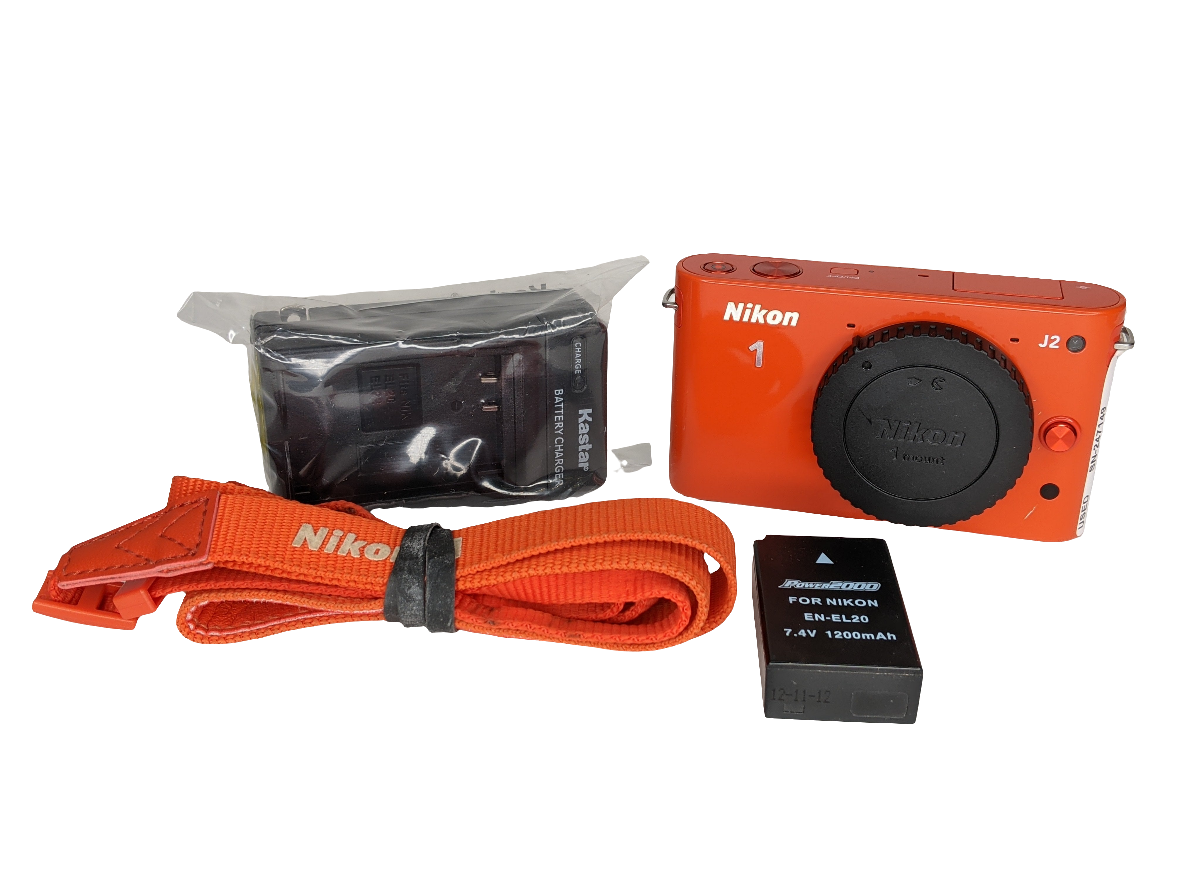 USED Nikon 1 J2 Digital Camera Body (Orange)