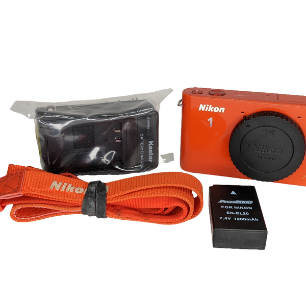 USED Nikon 1 J2 Digital Camera Body (Orange)