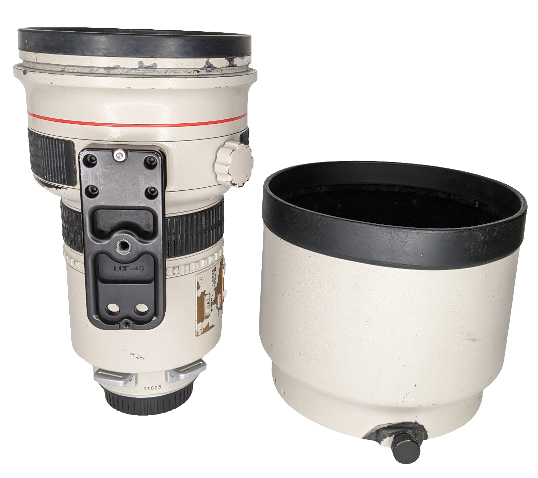 Used Canon EF 200mm f1.8 L USM w/ RRS Plate
