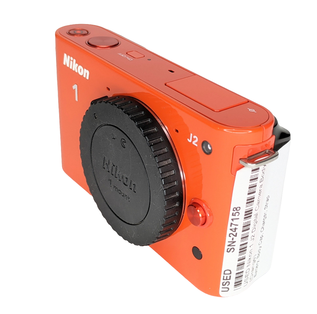 USED Nikon 1 J2 Digital Camera Body (Orange)