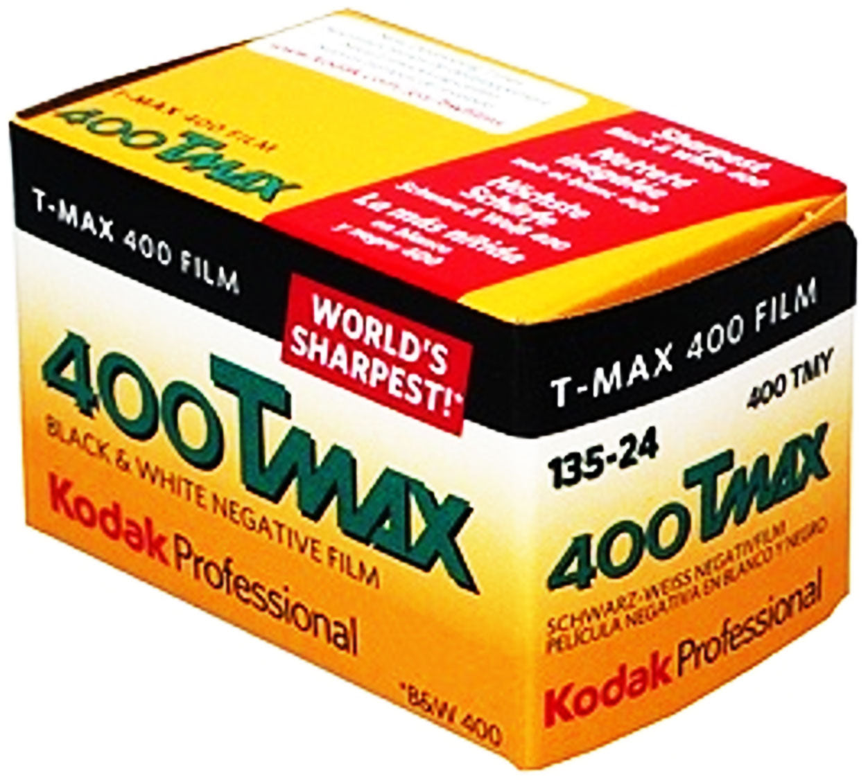 KODAK T-MAX 400 24 EXP Black and White 35mm Film  8521114 TMY-24