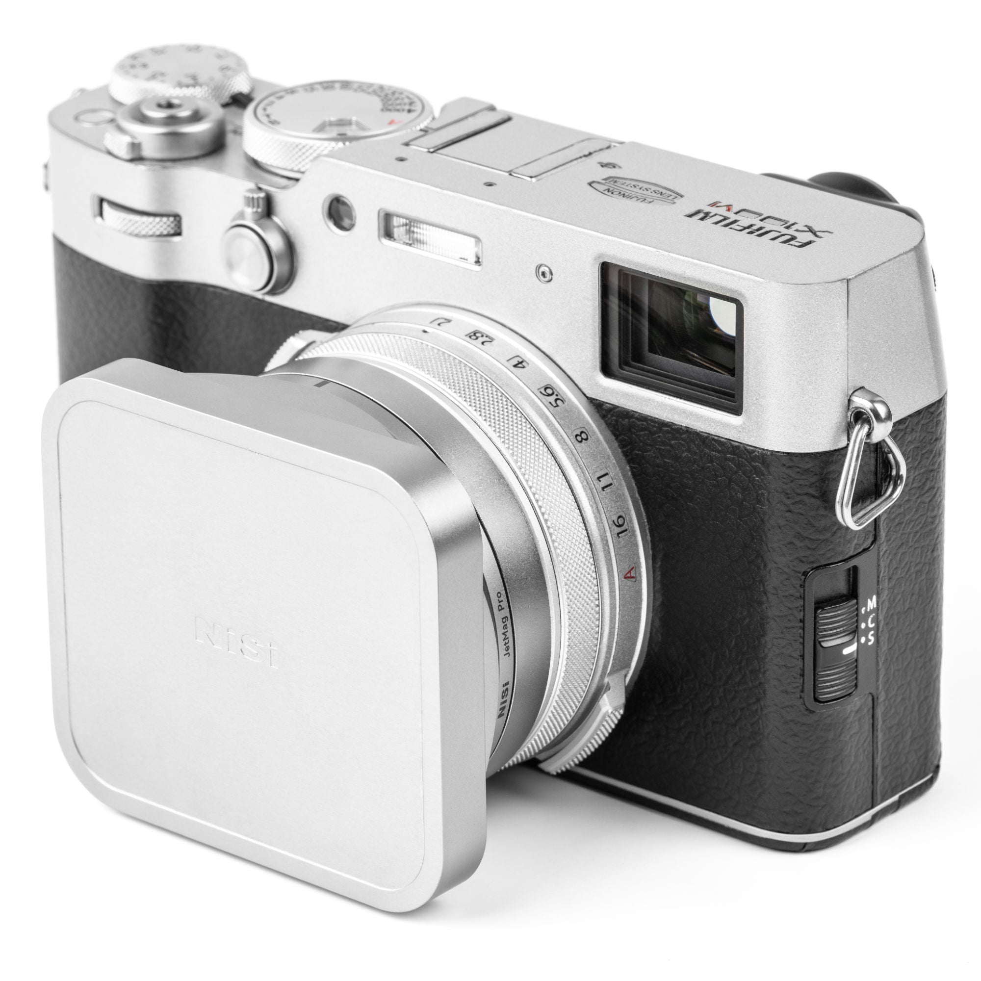 NiSi Jetmag Pro Lens Hood Kit for FUJIFILM X100 (Silver)