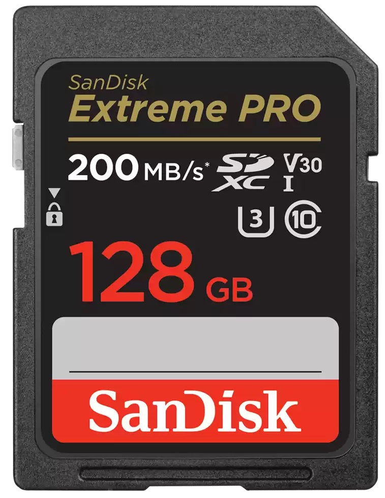 SanDisk 128GB Extreme PRO UHS-I SDXC Memory Card