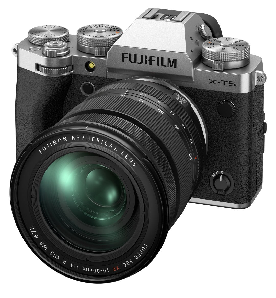 Fujifilm X-T5 Mirrorless Camera (Silver) with XF 16-80mm F4 Lens