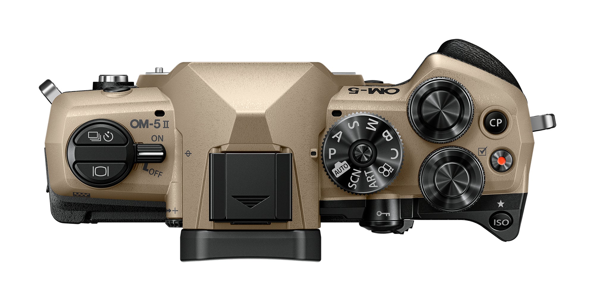 OM SYSTEM OM-5 Mark II Mirrorless Camera (Sand Beige)