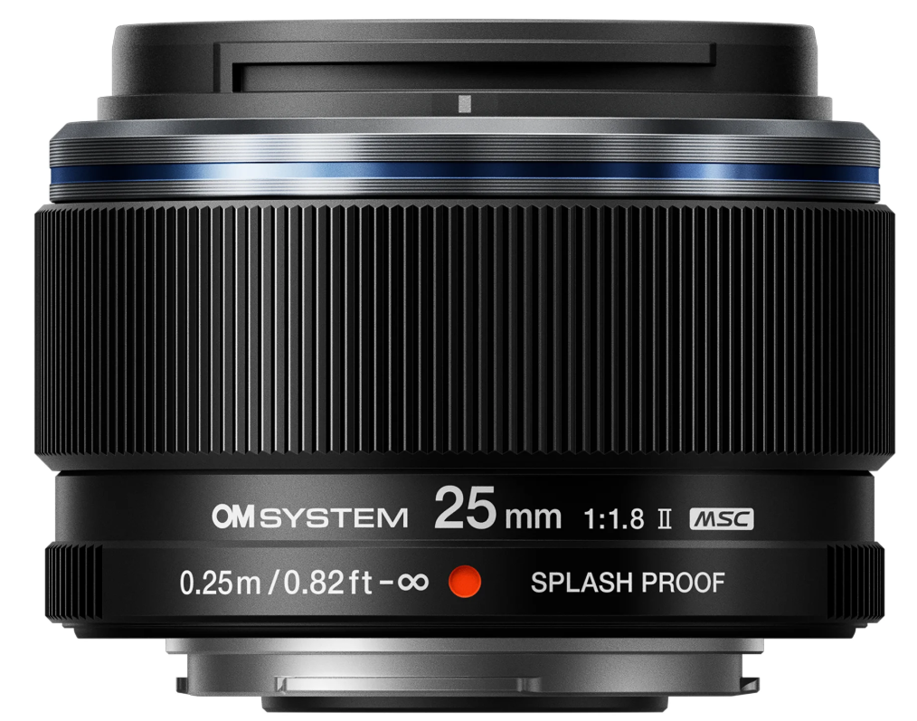 OM SYSTEM 25mm F1.8 II M.Zuiko Digital Micro Four Thirds Lens OM SYSTEM 25mm F1.8 II M.Zuiko Digital Micro Four Thirds Lens