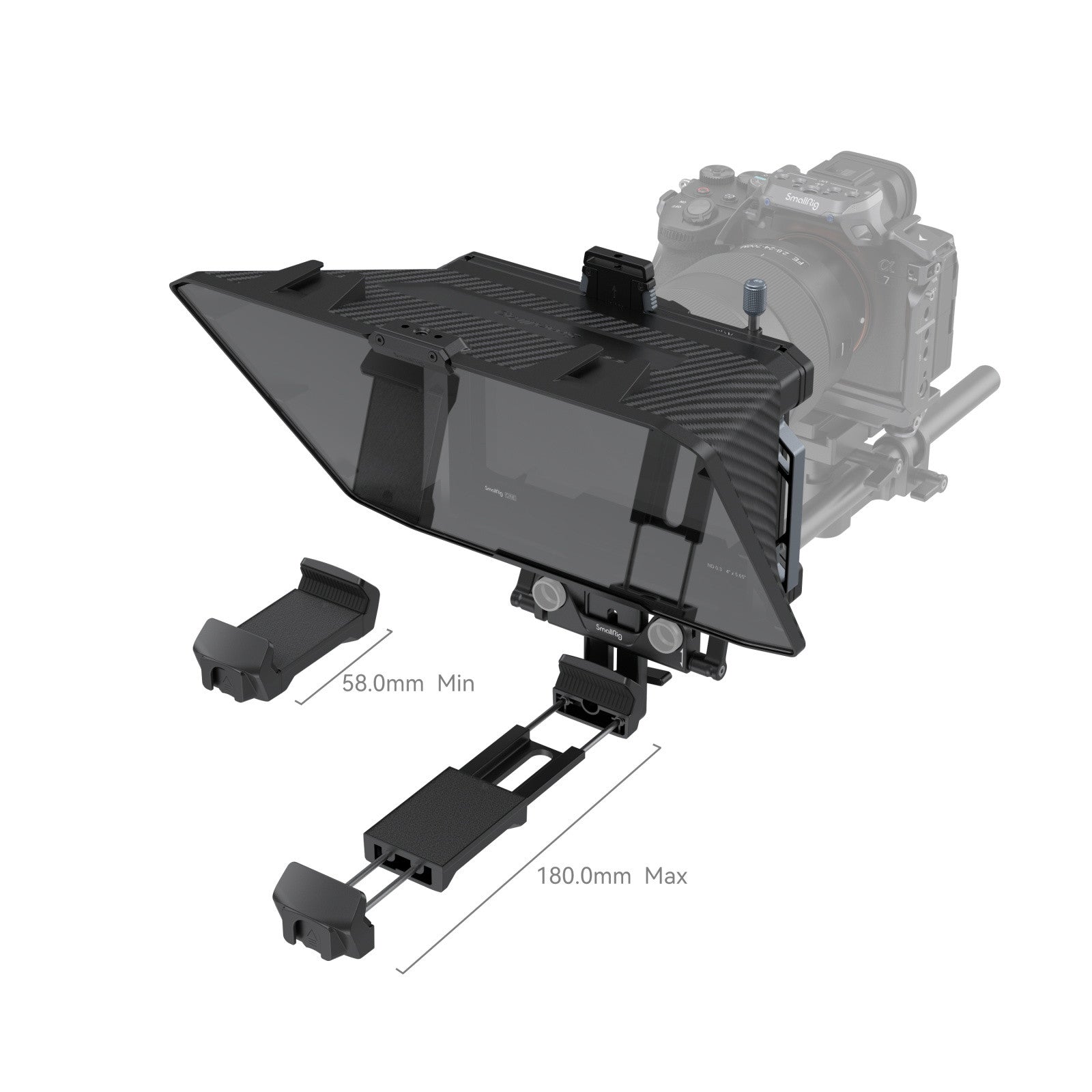 SmallRig Multifunctional Teleprompter for Tablets and Cameras