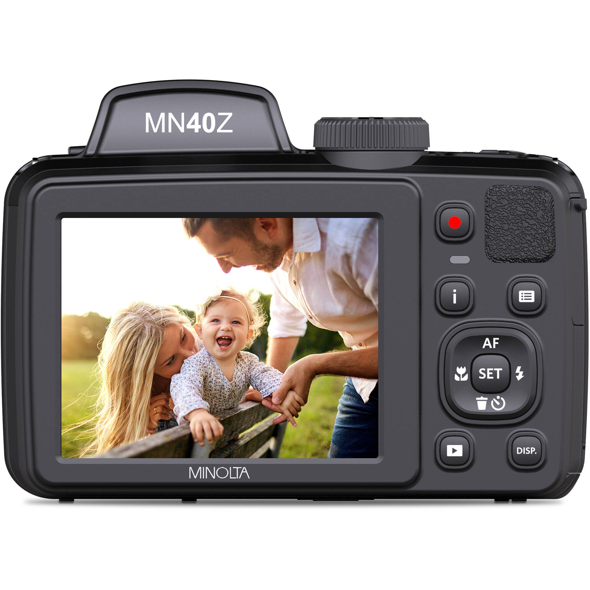 Minolta MN40Z Digital Camera - Black