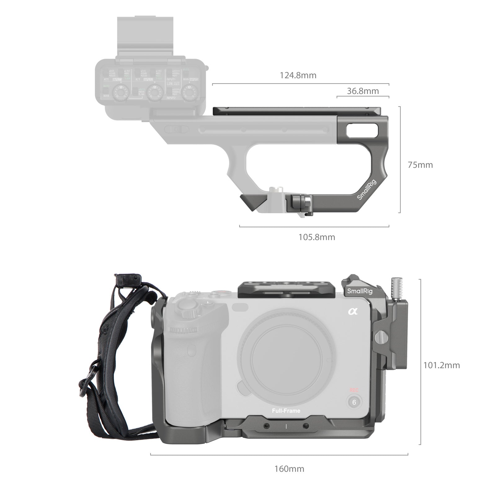 SmallRig HawkLock Quick Release Advanced Cage Kit for Sony FX3 and FX30