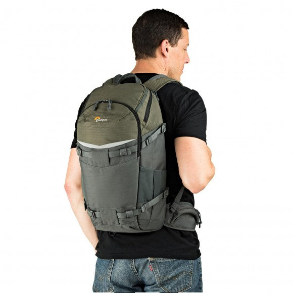 Lowepro Flipside Trek BP 350 AW Backpack (Gray/Dark Green)