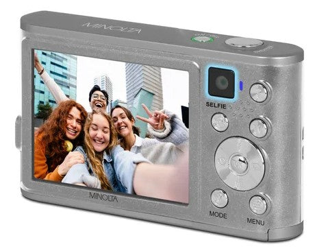 MINOLTA® MND23 48 MP Autofocus / 4K Ultra HD Camera (Silver)