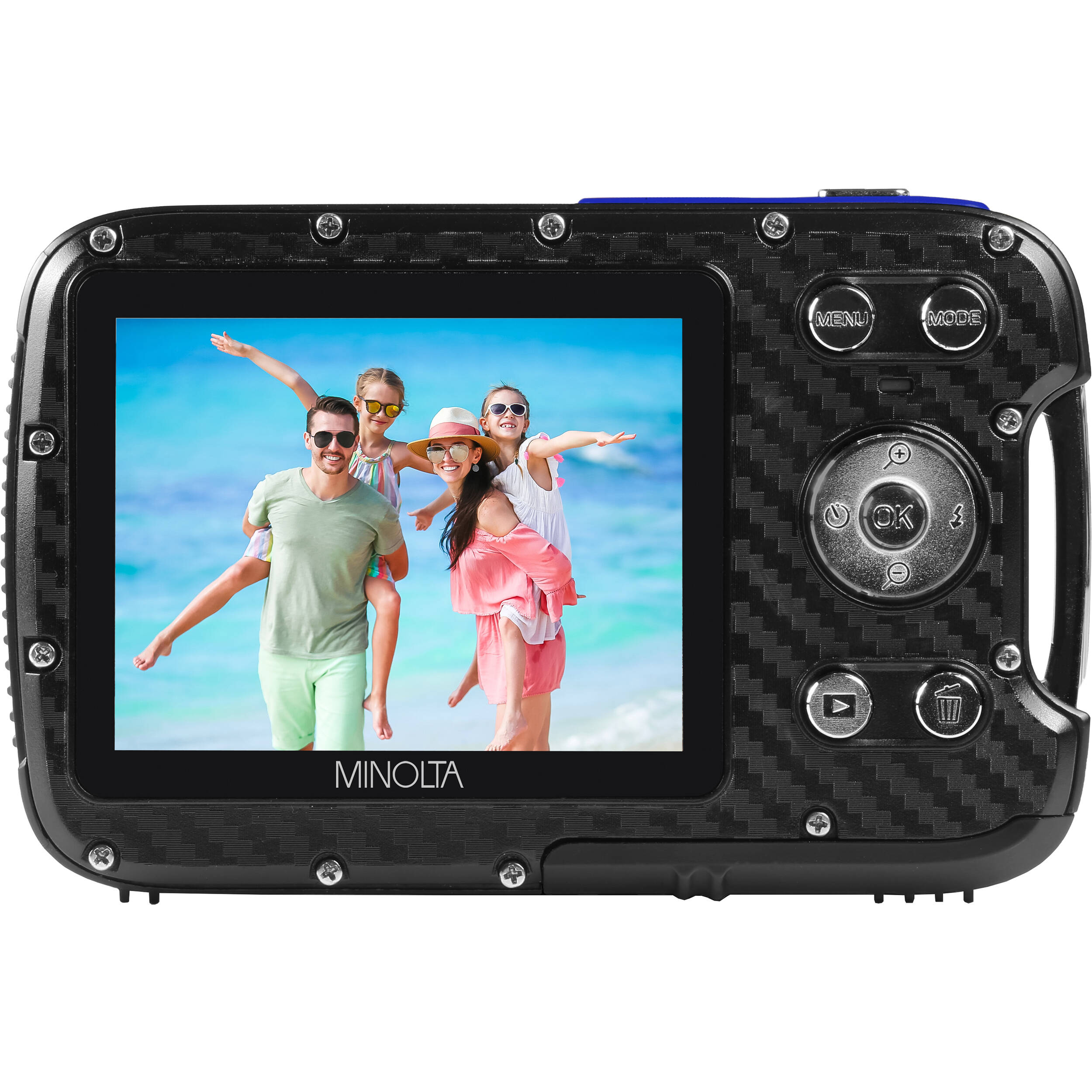 MINOLTA® MN30WP 21 MP / 1080P HD Waterproof Digital Camera (Blue)